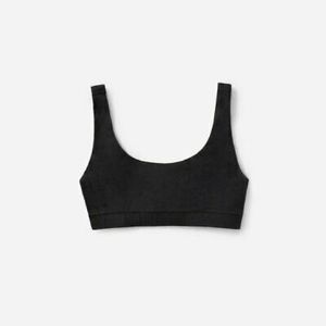 Everlane The Tank Bra in black